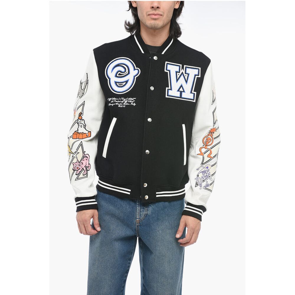 CHICAGO BULLS Varsity Bomber with Patchwork