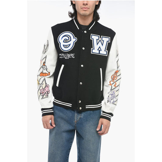 CHICAGO BULLS Varsity Bomber with Patchwork