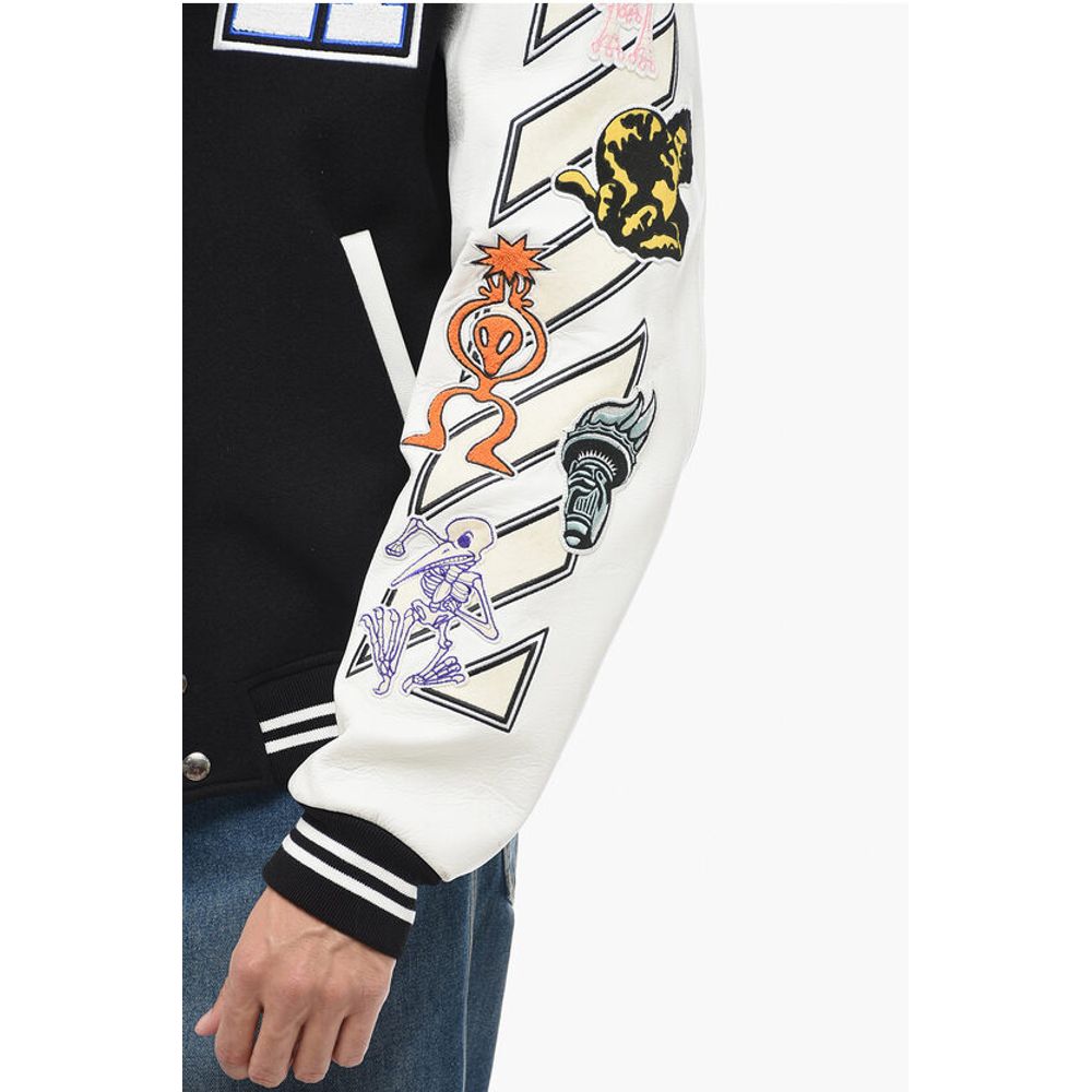 CHICAGO BULLS Varsity Bomber with Patchwork