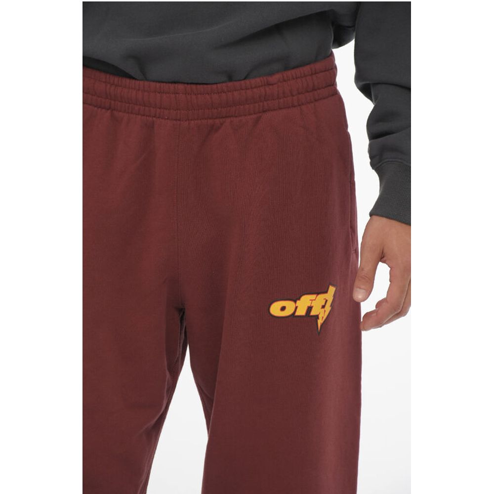Brushed Cotton Joggers with Drawstring Waist