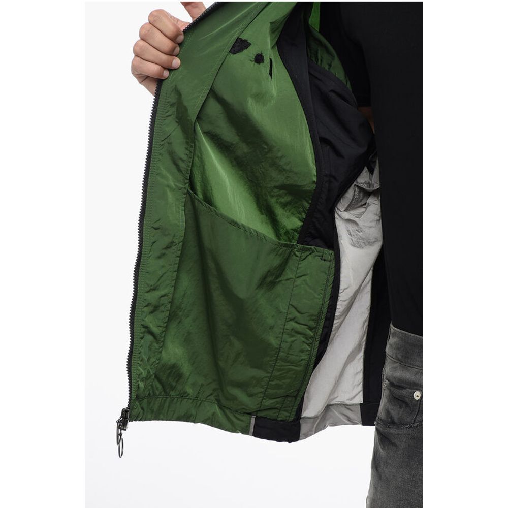 OW X JORDAN Nylon Track Windbreaker with Front Zip