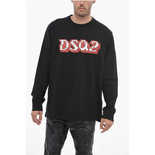 Skater Fit T-shirt with Logo Print