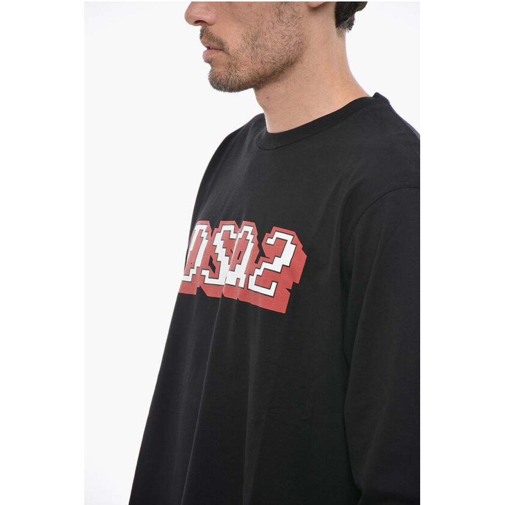 Skater Fit T-shirt with Logo Print