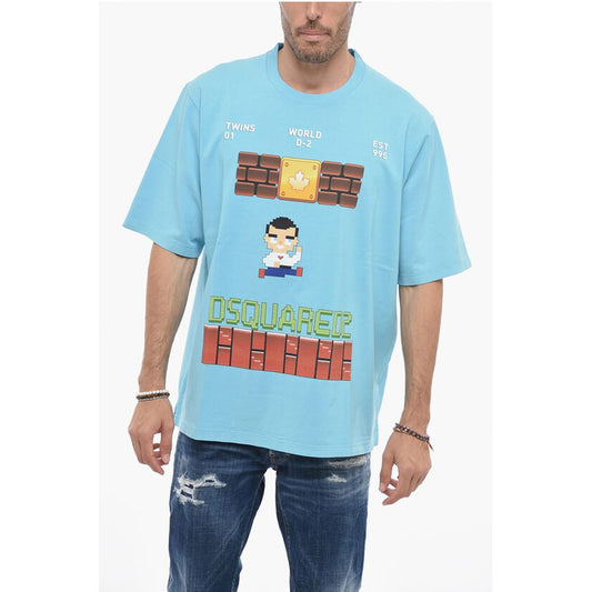 Skater Fit T-shirt with Graphic Print