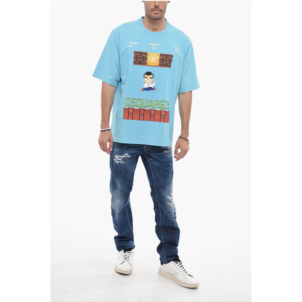 Skater Fit T-shirt with Graphic Print