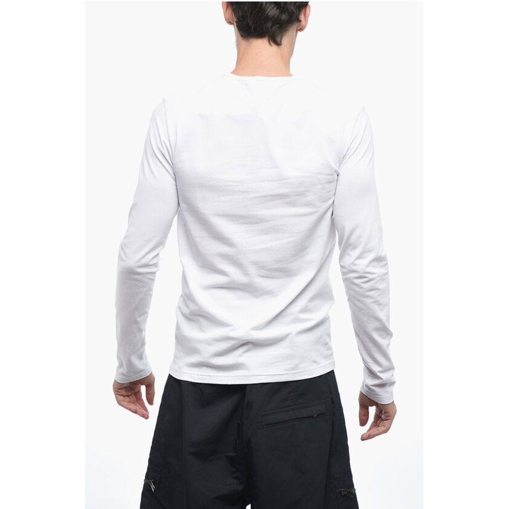 Set 2 Long Sleeved T-shirt with Golden-Effect Logo