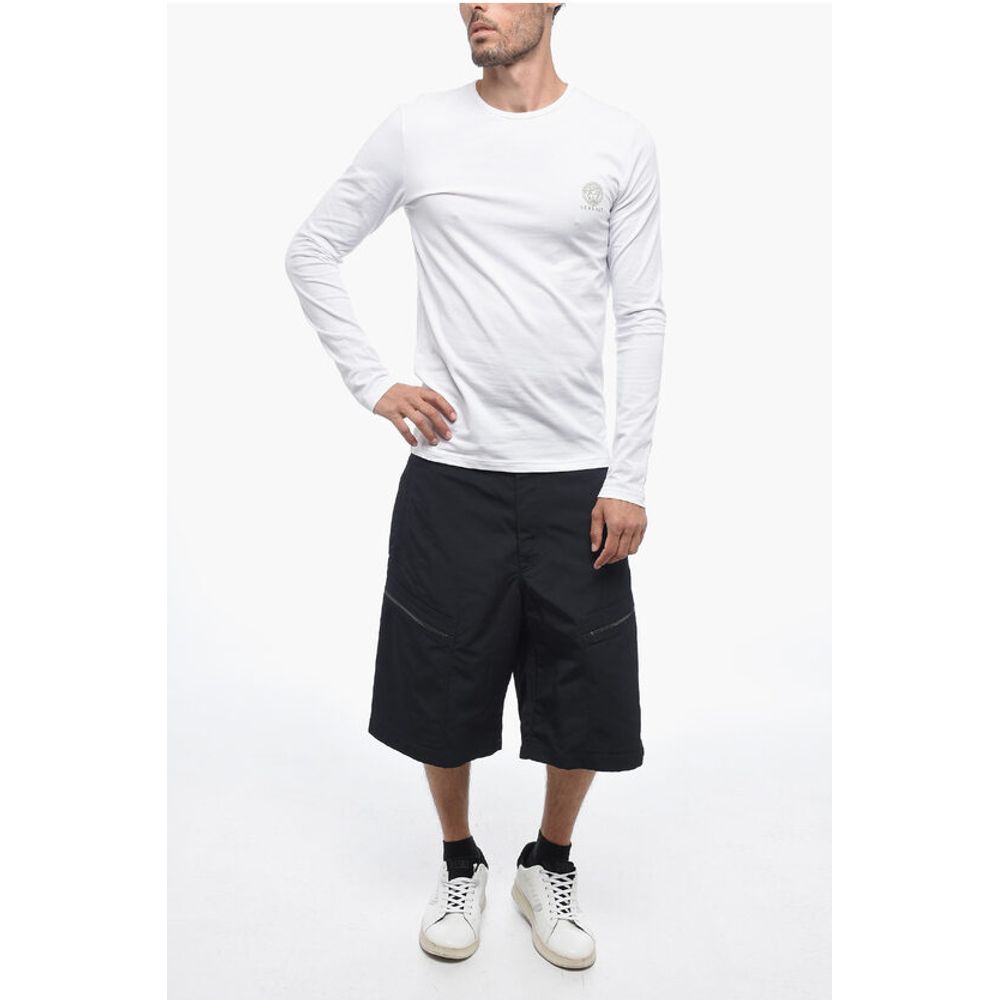 Set 2 Long Sleeved T-shirt with Golden-Effect Logo