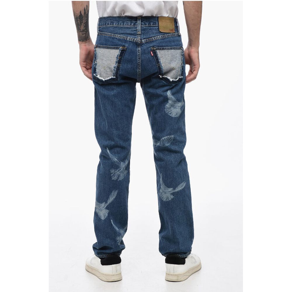 3.PARADIS Straight Leg Printed Jeans 18cm L.32