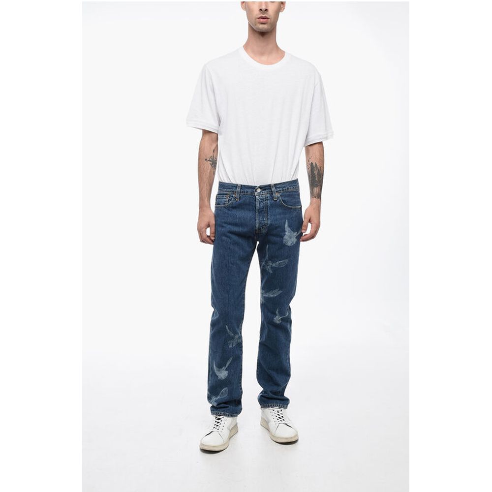 3.PARADIS Straight Leg Printed Jeans 18cm L.32
