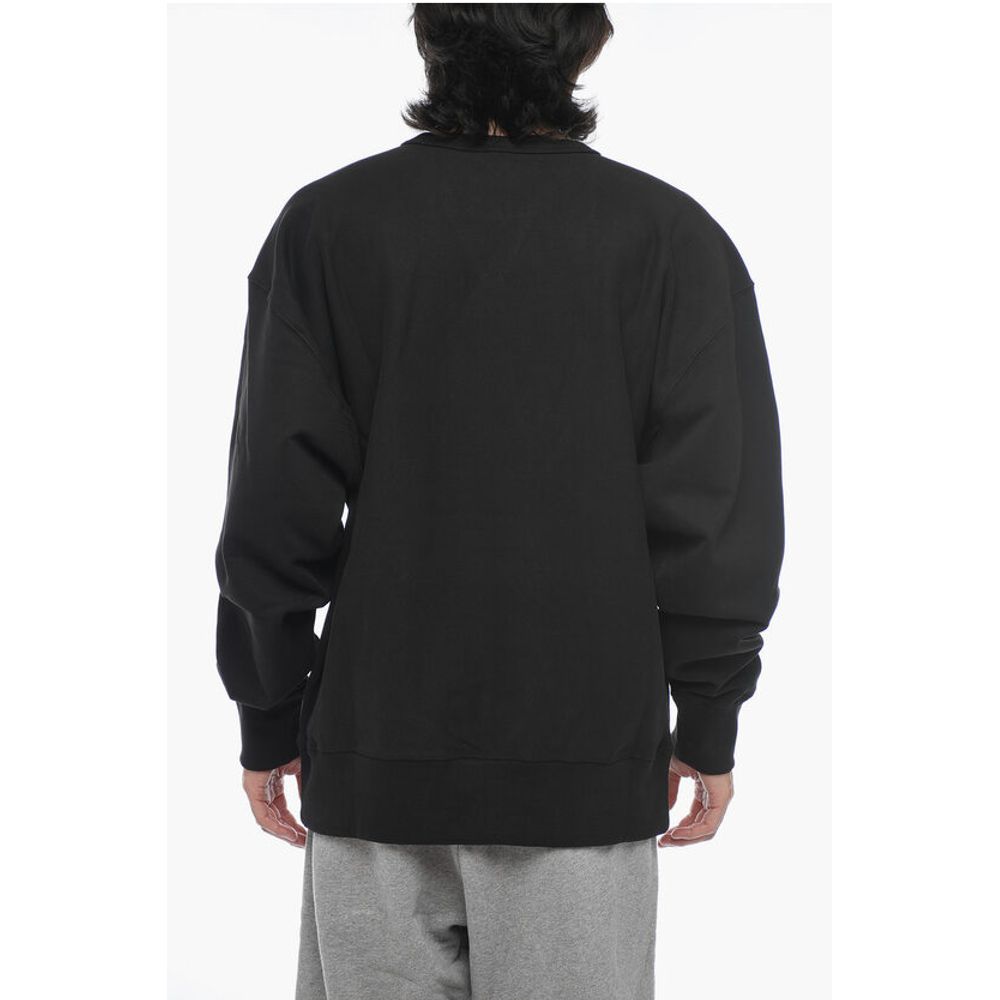 Oversized CREST Sweatshirt with Embroidered Logo