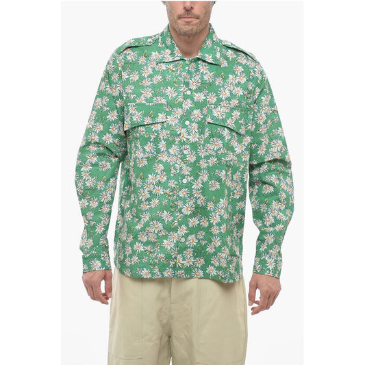 Floral Print Long Sleeved Shirt