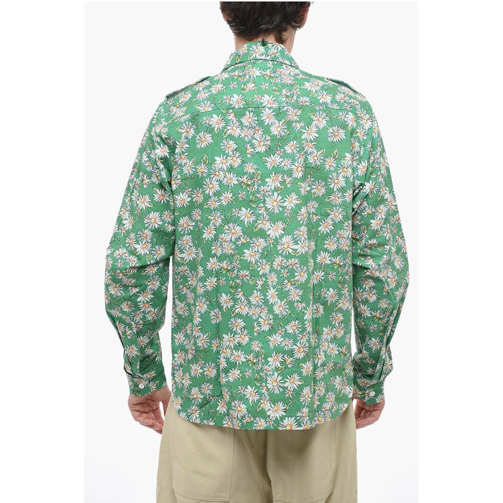 Floral Print Long Sleeved Shirt