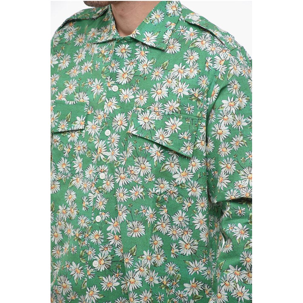 Floral Print Long Sleeved Shirt