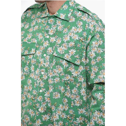 Floral Print Long Sleeved Shirt