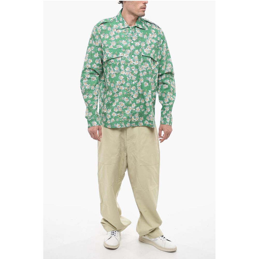 Floral Print Long Sleeved Shirt