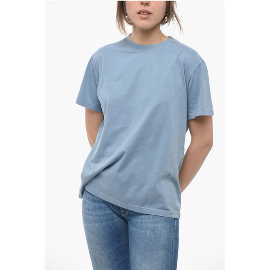 Crew Neck Monochrome Cotton T-Shirt