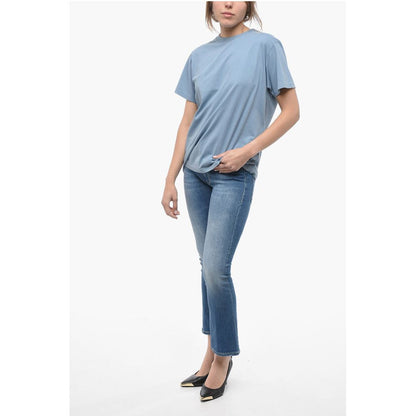 Crew Neck Monochrome Cotton T-Shirt