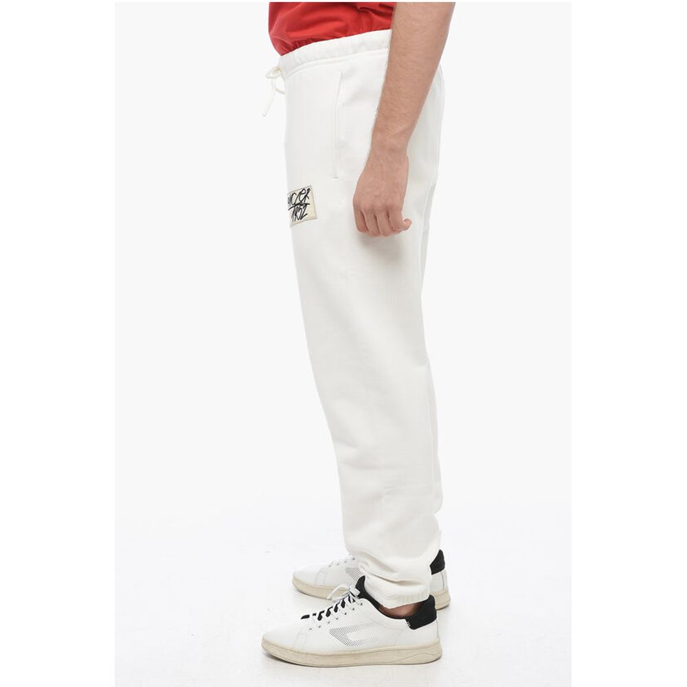 Fleece Joggers with Logo Patch