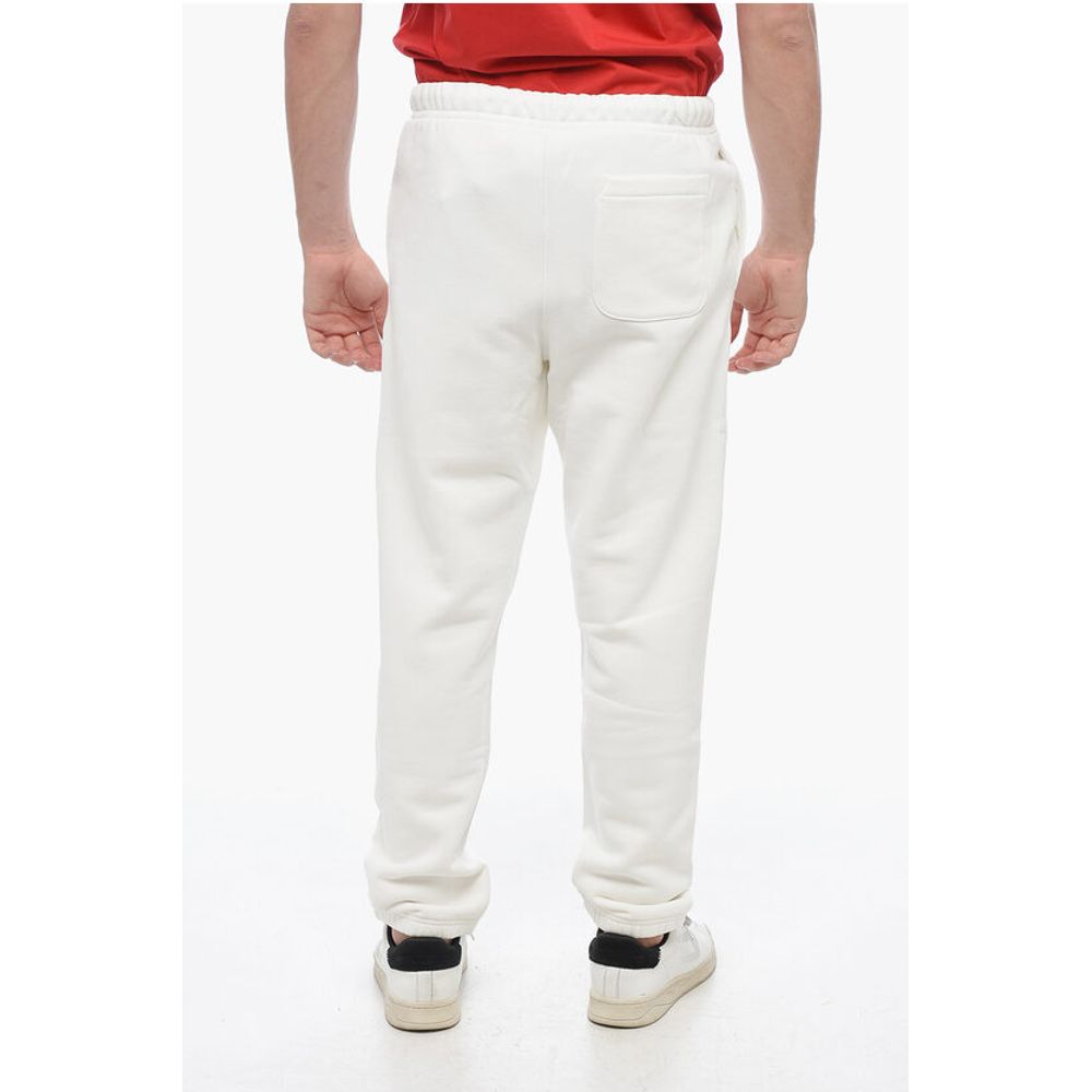 Fleece Joggers with Logo Patch