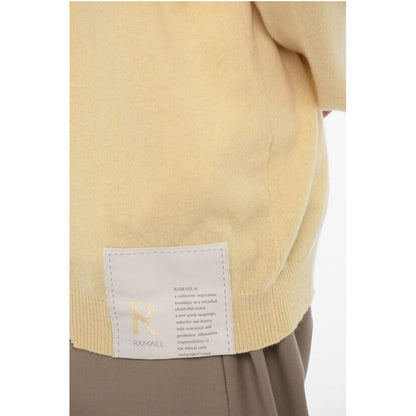 Vintage Effect Cashmere Blend Crew-neck Sweater