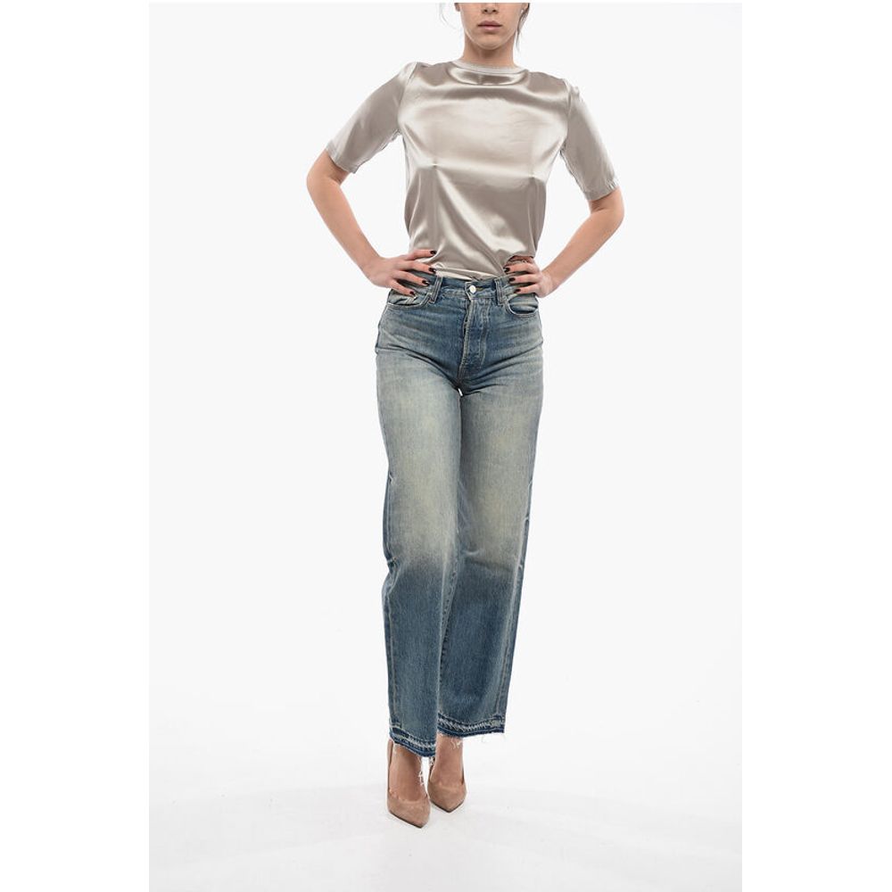 High waisted Wide Straigh Fit jeans 23cm
