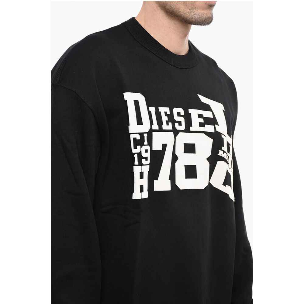 Maxi Embossed Logo S-MACS-G2 Crew-Neck Sweatshirt