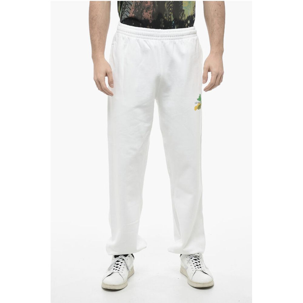 Cotton BRUSH ARROW Sweatpants with Graphic Print