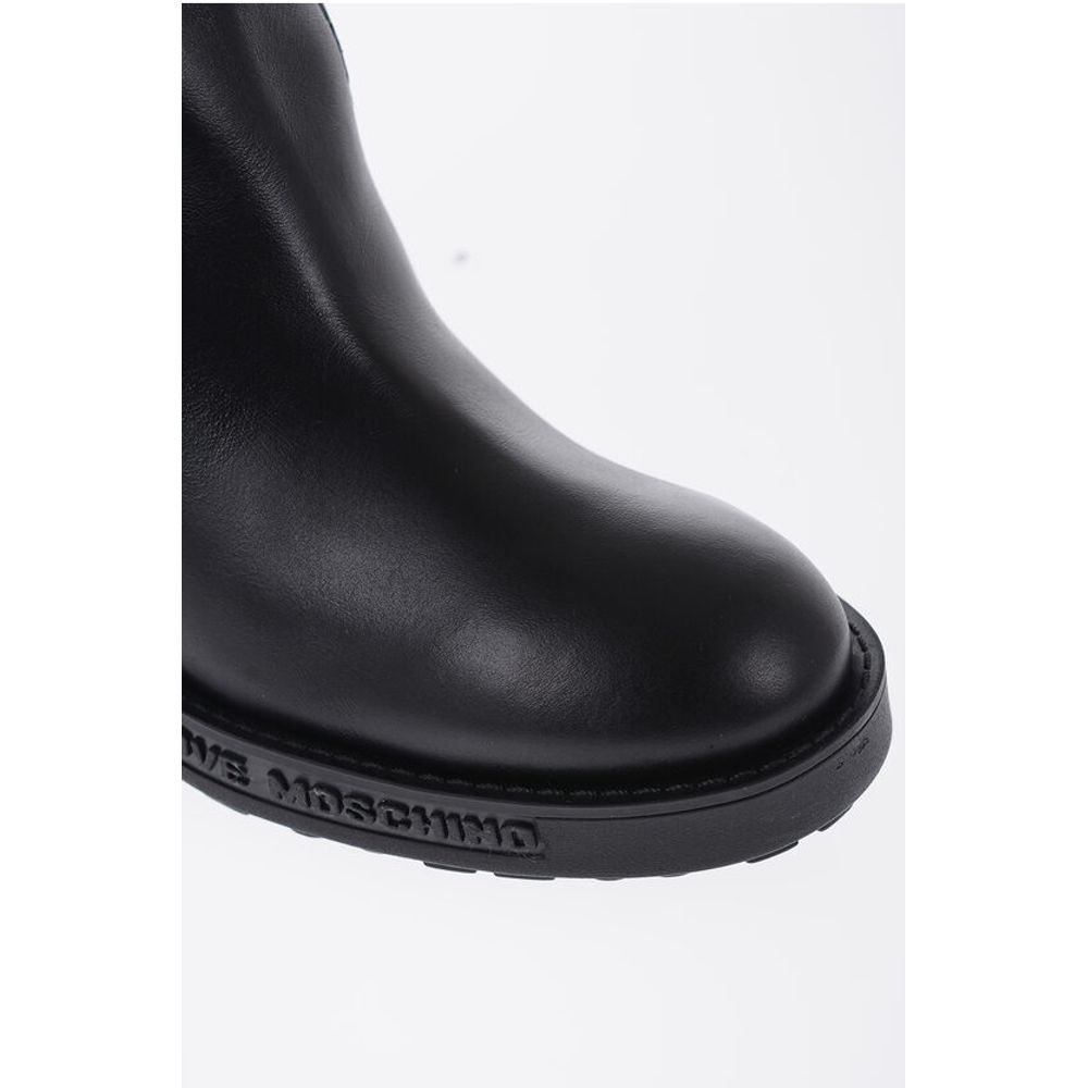 LOVE Studded High-Boots with Leather Details 8cm