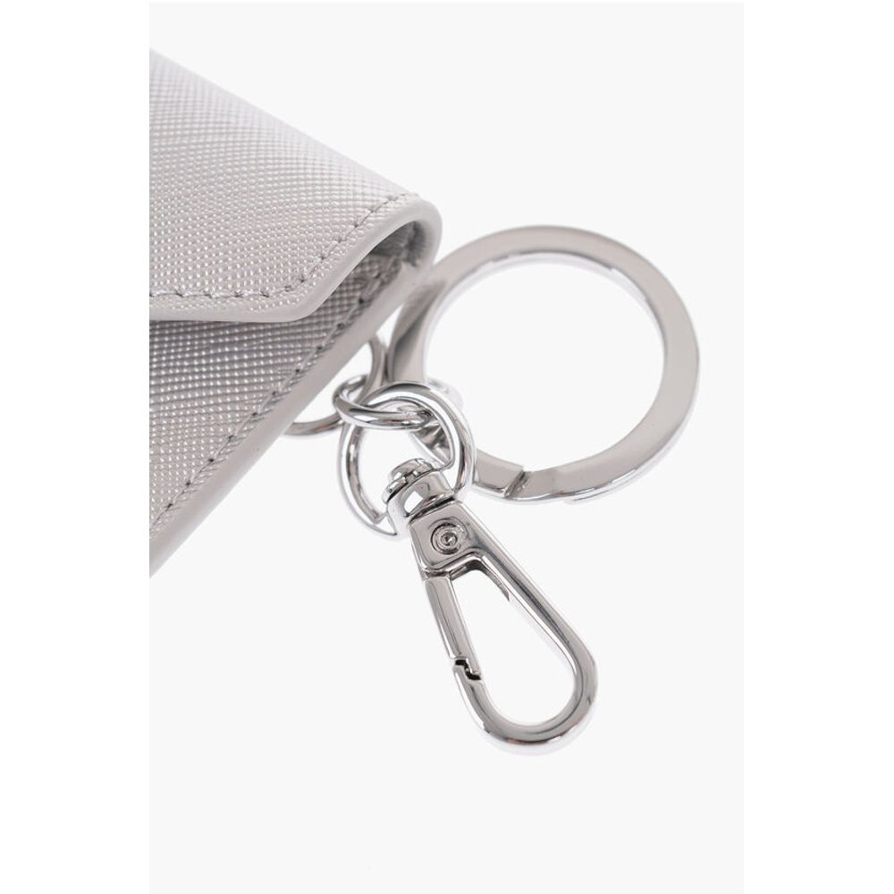 LOVE Saffiano Faux Leather Envelope Keyring