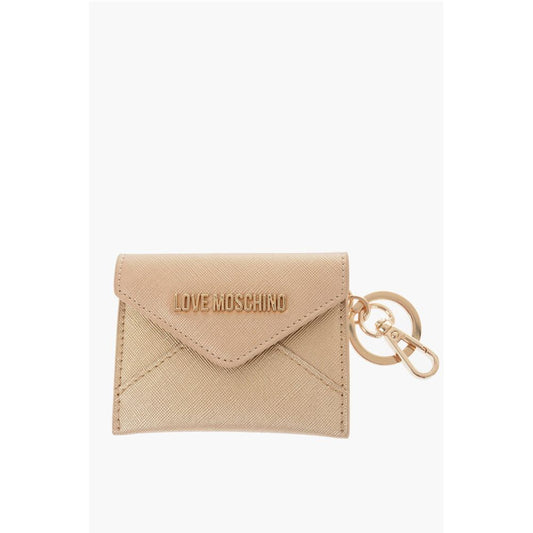 LOVE Saffiano Faux Leather Envelope Keyring