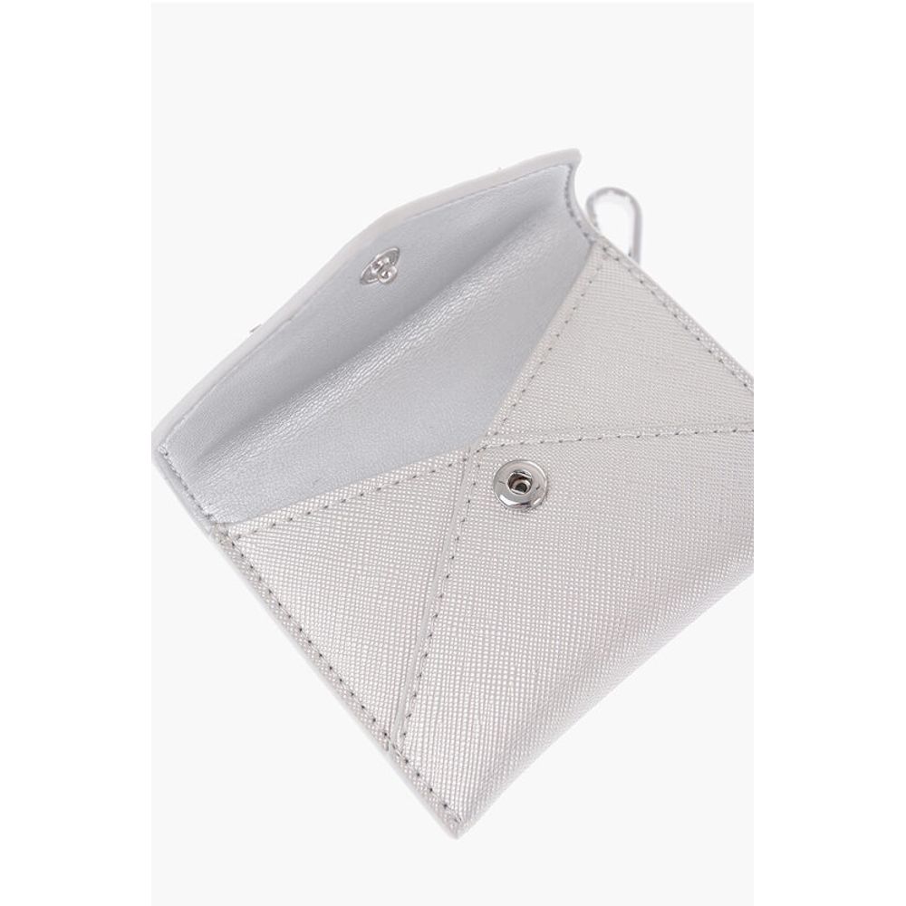 LOVE Saffiano Faux Leather Envelope Keyring
