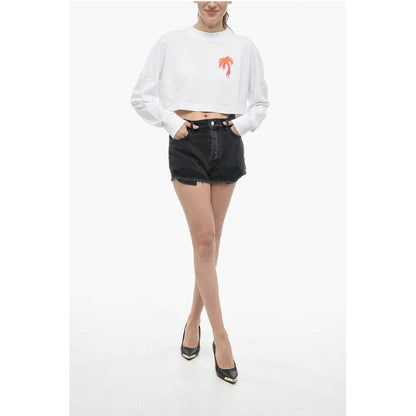 Distressed Effect Denim THRASHER Shorts