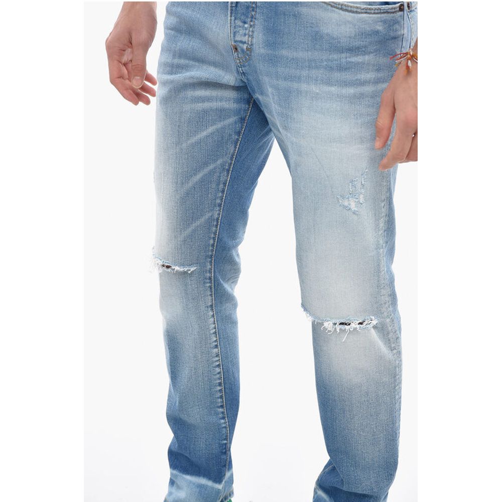 5 Pocket Distressed Skater Fit Denims 16cm