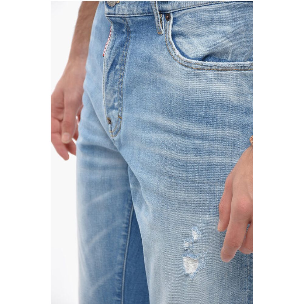 5 Pocket Distressed Roadie Fit Denims 19cm