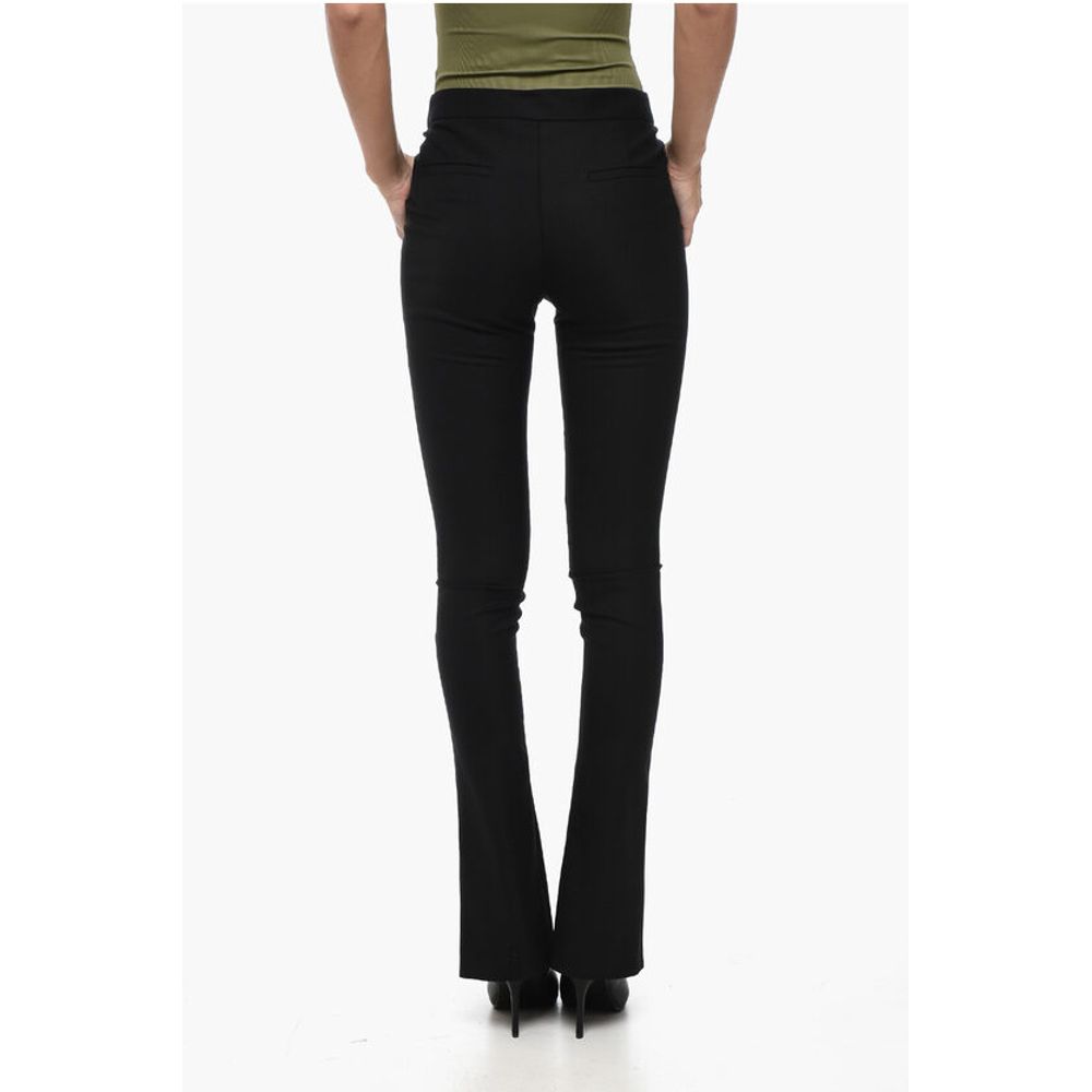 Flare Fit CORPORATE Pants WIth Bottom Slits