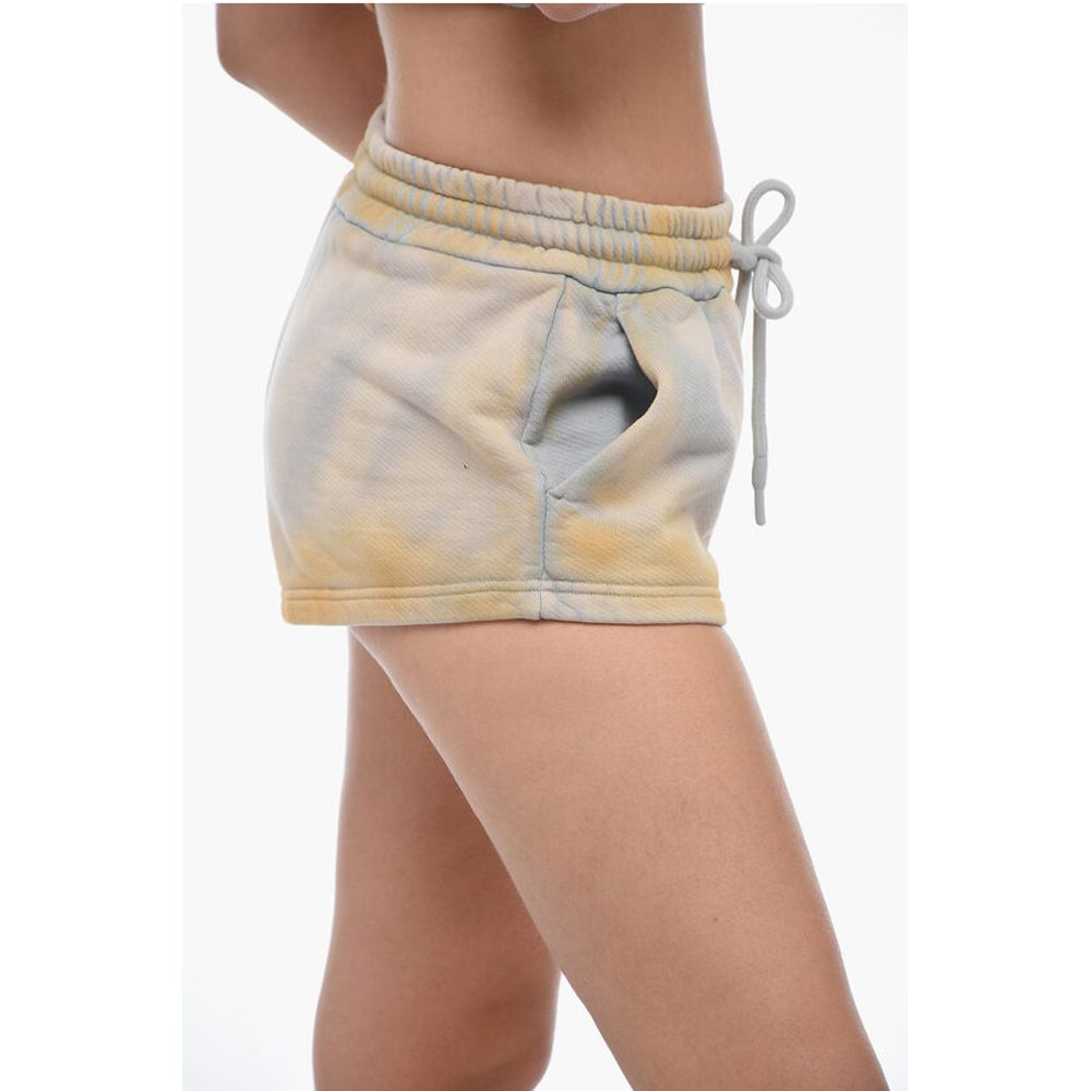 LAUNDRY Acid Wash Effect Shorts with Drawstring Waist