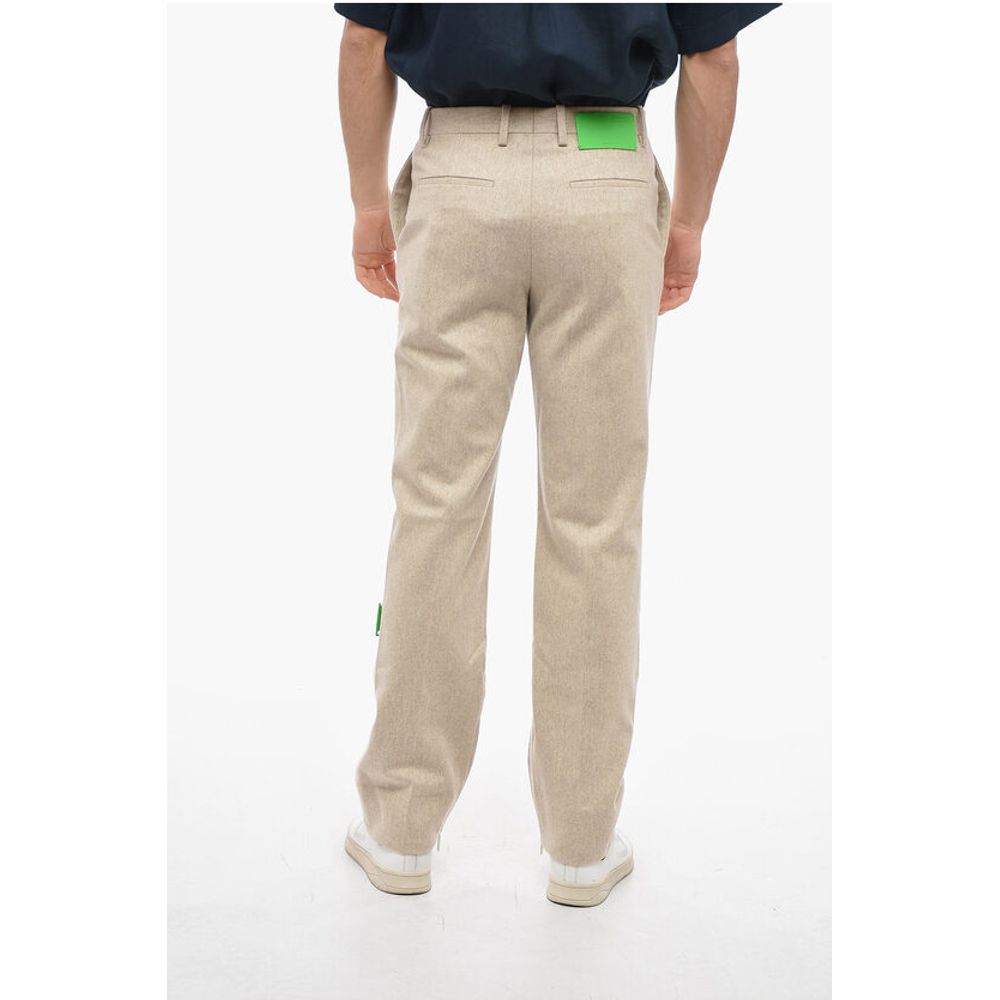 SEASONAL Virgin Wool Blend TAG Stright Fit Pants