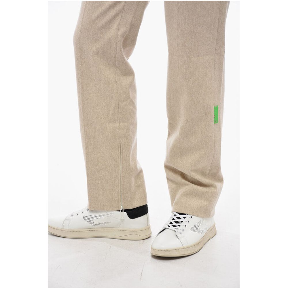 SEASONAL Virgin Wool Blend TAG Stright Fit Pants