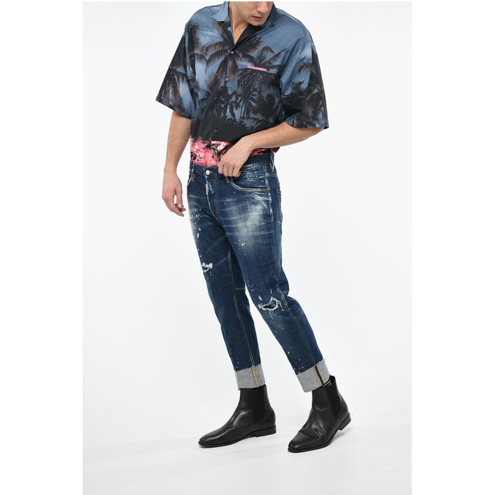 Tapered Fit SAILOR Denims with Vintage Effect 17cm