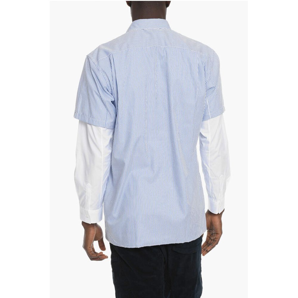 SHIRT Awnin Striped Double Shirt with Breast Pocket