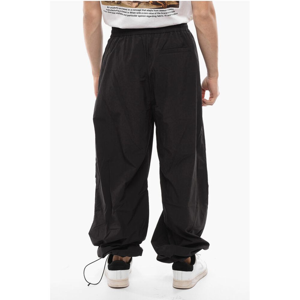 SEASONAL Nylon PATCH PEACH Baggy Sweatpants