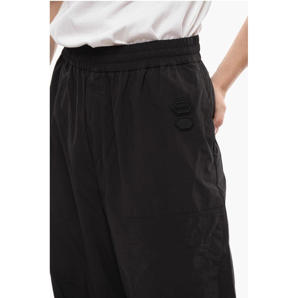 SEASONAL Nylon PATCH PEACH Baggy Sweatpants