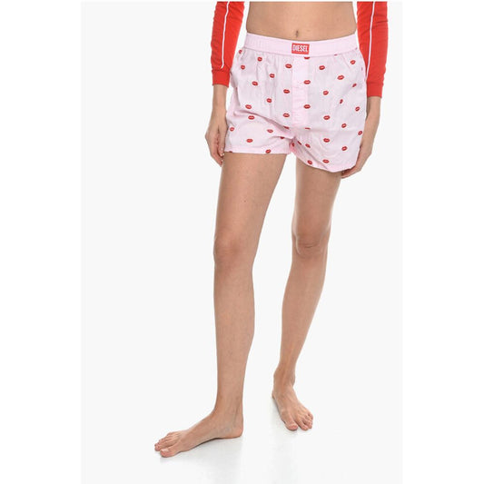 All-Over Mouths Embroidered UUBX-STARK Shorts