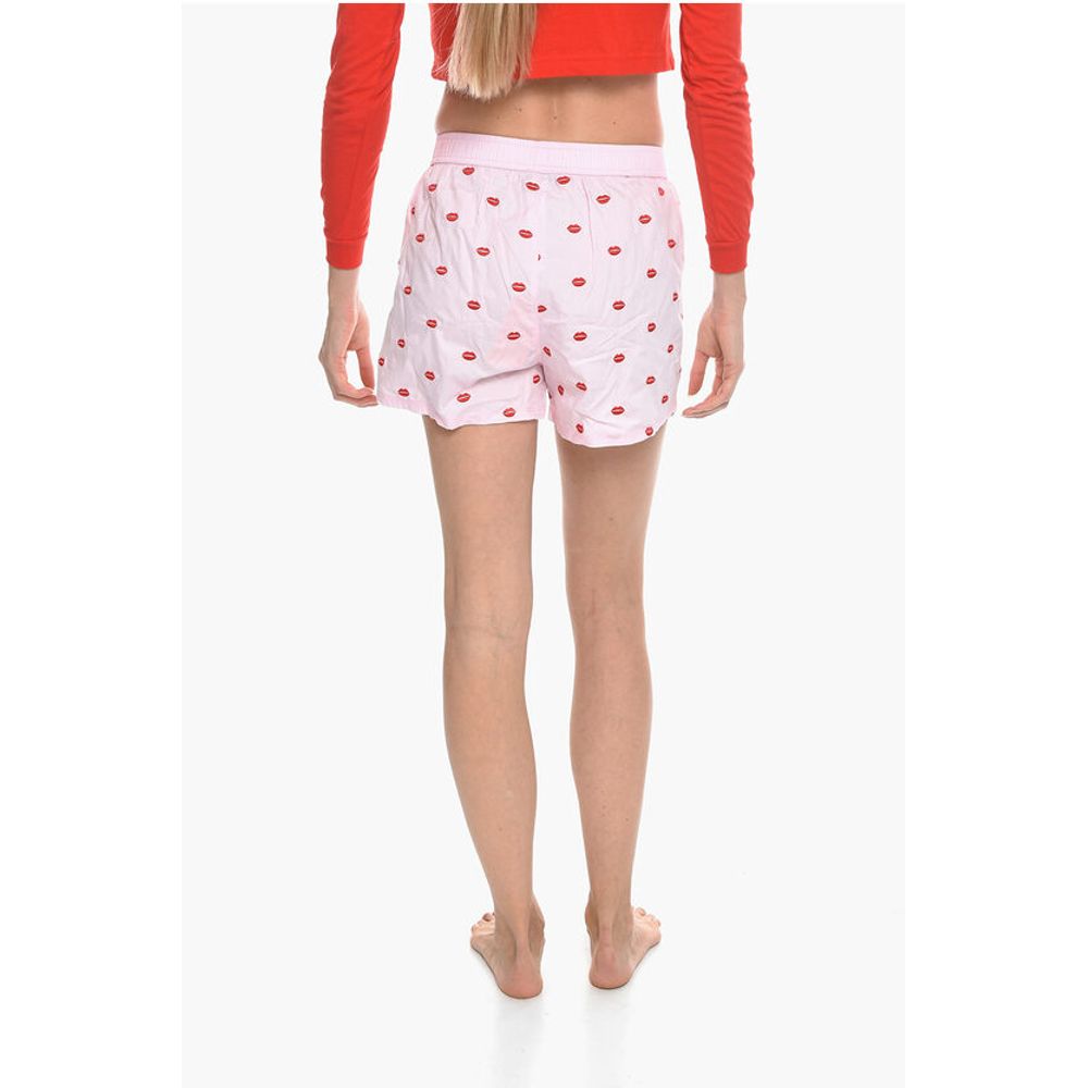 All-Over Mouths Embroidered UUBX-STARK Shorts