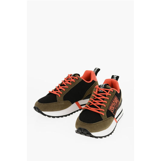 JEANS COUTURE Mesh NEW SPIKE Sneakers with Suede Trims and C