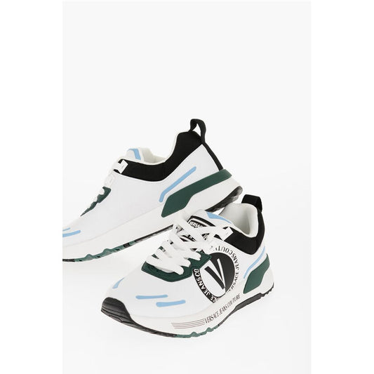 JEANS COUTURE Fabric DYNAMIC Low Top Sneakers with Contrasti