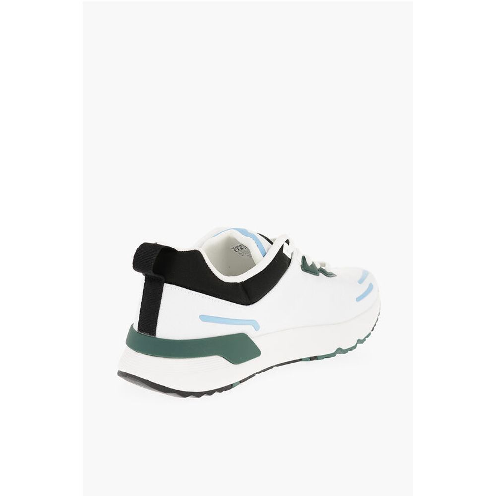 JEANS COUTURE Fabric DYNAMIC Low Top Sneakers with Contrasti