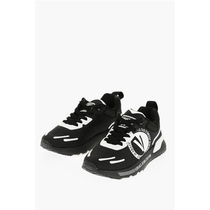 JEANS COUTURE Fabric DYNAMIC Low Top Sneakers with Contrasti