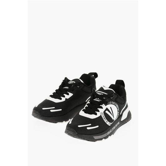 JEANS COUTURE Fabric DYNAMIC Low Top Sneakers with Contrasti
