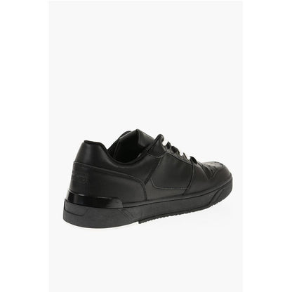 JEANS COUTURE Leather STARLIGHT Low Top Sneakers with Printe
